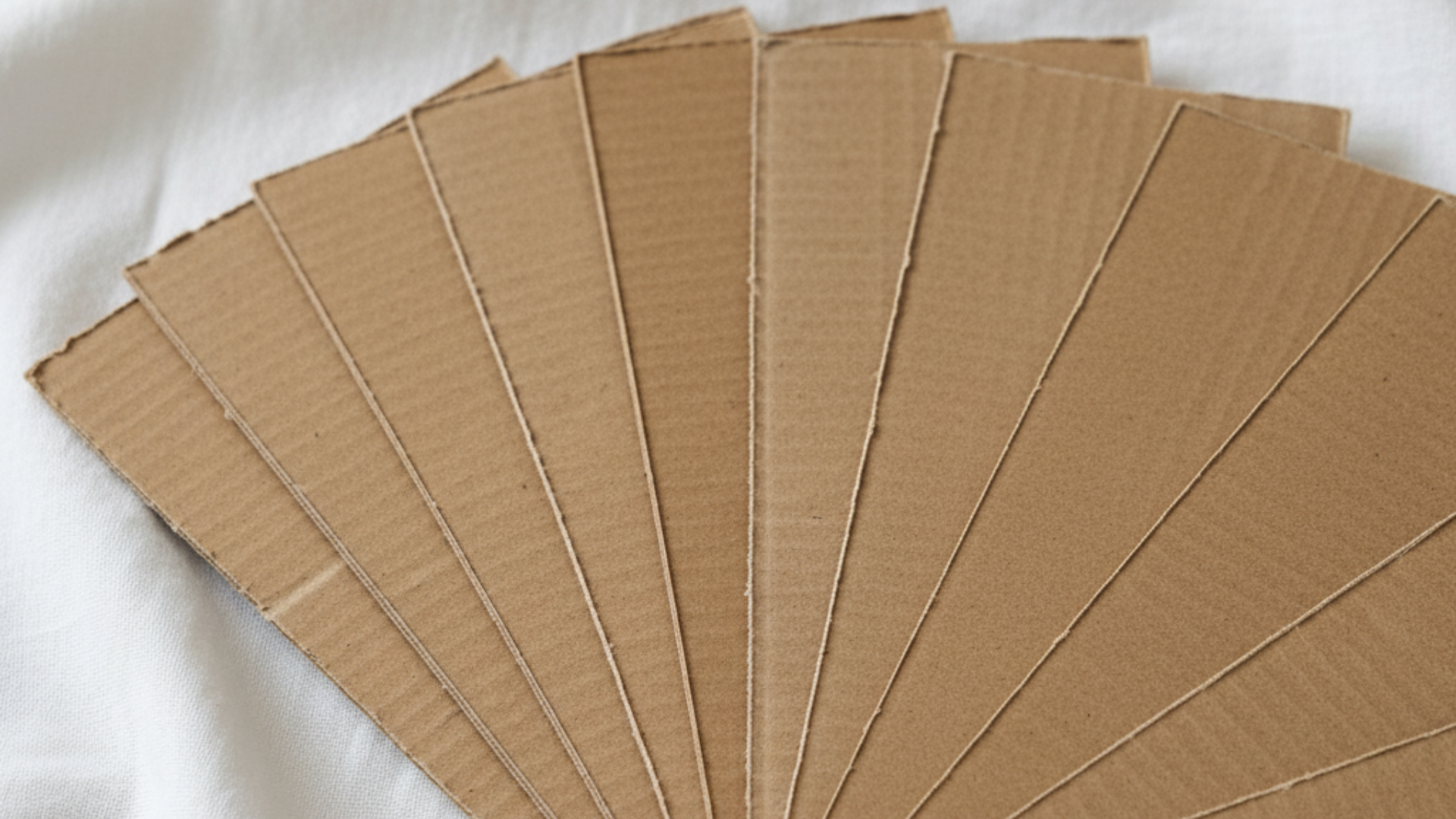 Eco-friendly box board used for sustainable packaging applications.